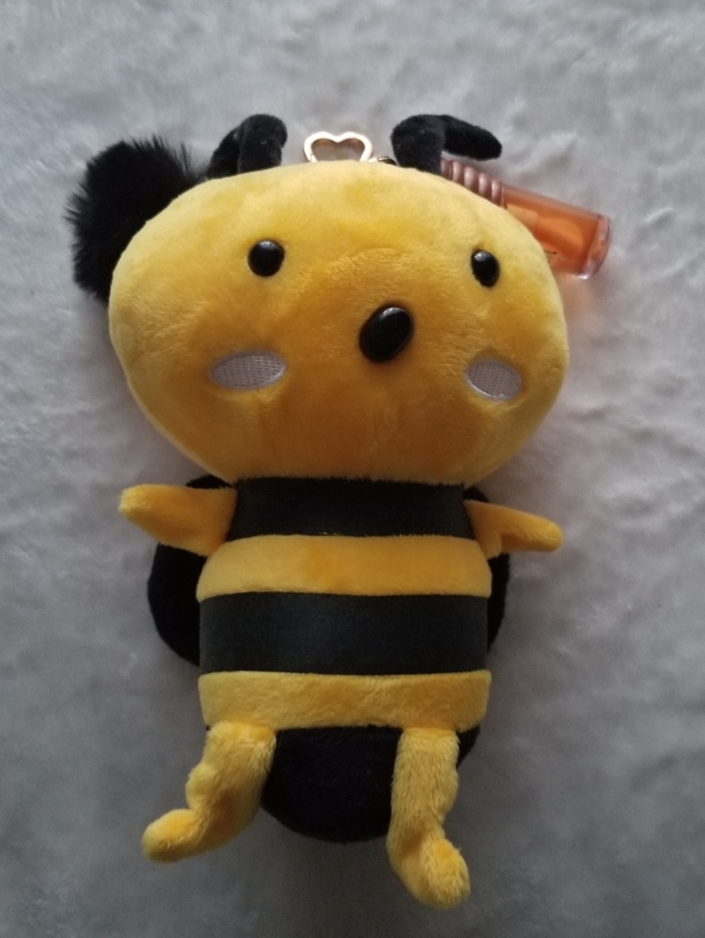 Plush Bee Plushie Kids Accessory- Yellow & Black
